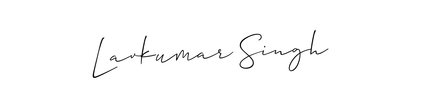 Also we have Lavkumar Singh name is the best signature style. Create professional handwritten signature collection using Allison_Script autograph style. Lavkumar Singh signature style 2 images and pictures png