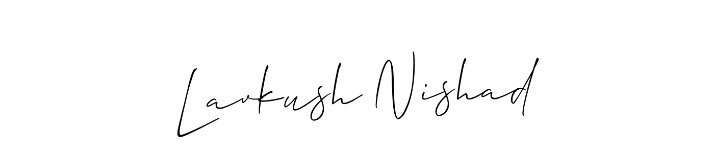 Best and Professional Signature Style for Lavkush Nishad. Allison_Script Best Signature Style Collection. Lavkush Nishad signature style 2 images and pictures png