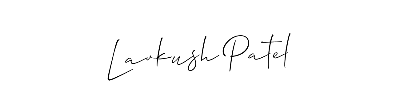 if you are searching for the best signature style for your name Lavkush Patel. so please give up your signature search. here we have designed multiple signature styles  using Allison_Script. Lavkush Patel signature style 2 images and pictures png