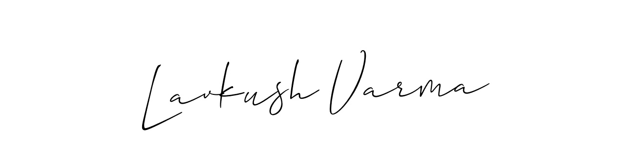 if you are searching for the best signature style for your name Lavkush Varma. so please give up your signature search. here we have designed multiple signature styles  using Allison_Script. Lavkush Varma signature style 2 images and pictures png