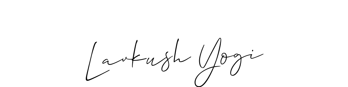 How to Draw Lavkush Yogi signature style? Allison_Script is a latest design signature styles for name Lavkush Yogi. Lavkush Yogi signature style 2 images and pictures png