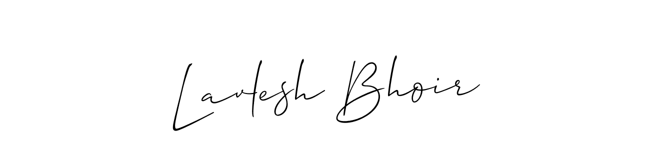 if you are searching for the best signature style for your name Lavlesh Bhoir. so please give up your signature search. here we have designed multiple signature styles  using Allison_Script. Lavlesh Bhoir signature style 2 images and pictures png