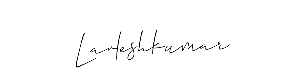 How to Draw Lavleshkumar signature style? Allison_Script is a latest design signature styles for name Lavleshkumar. Lavleshkumar signature style 2 images and pictures png