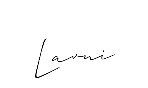 Best and Professional Signature Style for Lavni. Allison_Script Best Signature Style Collection. Lavni signature style 2 images and pictures png