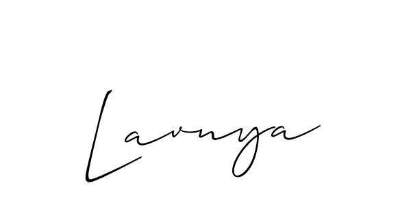 It looks lik you need a new signature style for name Lavnya. Design unique handwritten (Allison_Script) signature with our free signature maker in just a few clicks. Lavnya signature style 2 images and pictures png