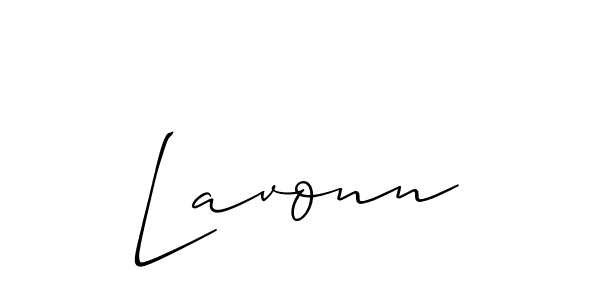 The best way (Allison_Script) to make a short signature is to pick only two or three words in your name. The name Lavonn include a total of six letters. For converting this name. Lavonn signature style 2 images and pictures png