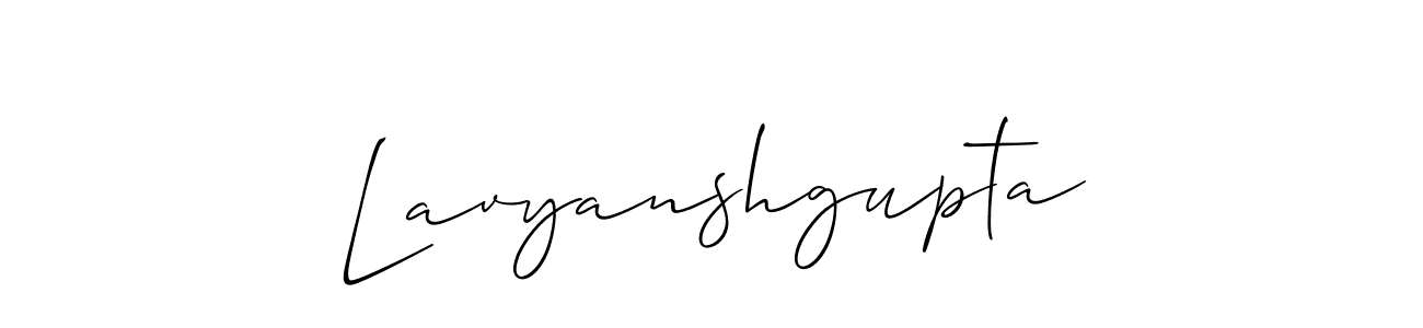 How to make Lavyanshgupta signature? Allison_Script is a professional autograph style. Create handwritten signature for Lavyanshgupta name. Lavyanshgupta signature style 2 images and pictures png