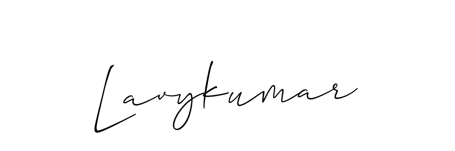 Use a signature maker to create a handwritten signature online. With this signature software, you can design (Allison_Script) your own signature for name Lavykumar. Lavykumar signature style 2 images and pictures png