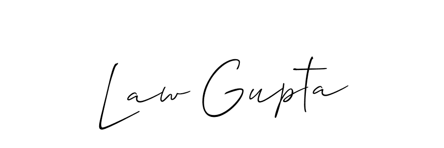 Similarly Allison_Script is the best handwritten signature design. Signature creator online .You can use it as an online autograph creator for name Law Gupta. Law Gupta signature style 2 images and pictures png