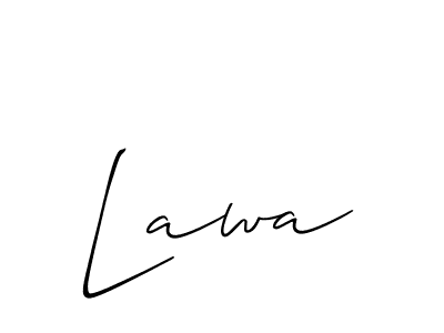 How to Draw Lawa signature style? Allison_Script is a latest design signature styles for name Lawa. Lawa signature style 2 images and pictures png