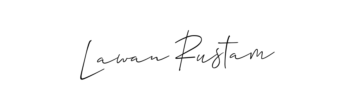 Also we have Lawan Rustam name is the best signature style. Create professional handwritten signature collection using Allison_Script autograph style. Lawan Rustam signature style 2 images and pictures png