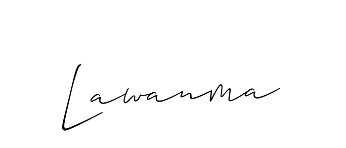 The best way (Allison_Script) to make a short signature is to pick only two or three words in your name. The name Lawanma include a total of six letters. For converting this name. Lawanma signature style 2 images and pictures png