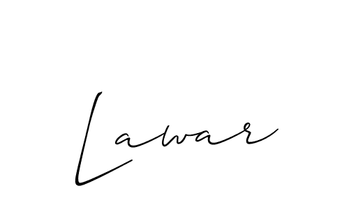 Lawar stylish signature style. Best Handwritten Sign (Allison_Script) for my name. Handwritten Signature Collection Ideas for my name Lawar. Lawar signature style 2 images and pictures png
