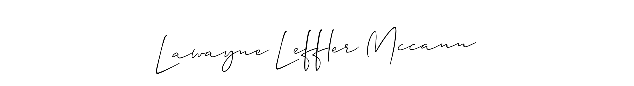 This is the best signature style for the Lawayne Leffler Mccann name. Also you like these signature font (Allison_Script). Mix name signature. Lawayne Leffler Mccann signature style 2 images and pictures png