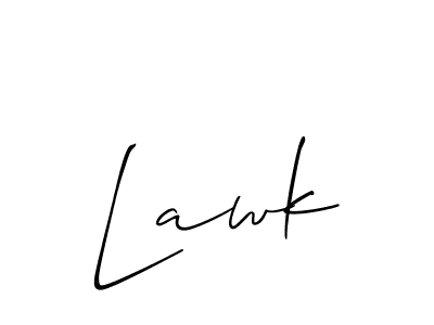 Also we have Lawk name is the best signature style. Create professional handwritten signature collection using Allison_Script autograph style. Lawk signature style 2 images and pictures png