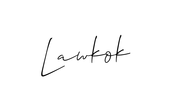 Lawkok stylish signature style. Best Handwritten Sign (Allison_Script) for my name. Handwritten Signature Collection Ideas for my name Lawkok. Lawkok signature style 2 images and pictures png