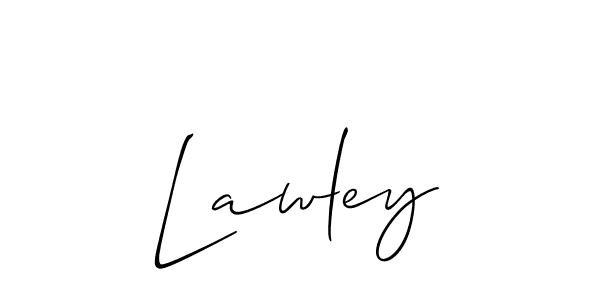 The best way (Allison_Script) to make a short signature is to pick only two or three words in your name. The name Lawley include a total of six letters. For converting this name. Lawley signature style 2 images and pictures png