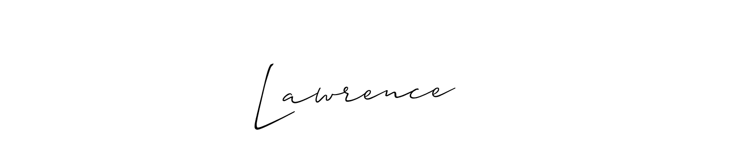 How to make Lawrence 曹操 signature? Allison_Script is a professional autograph style. Create handwritten signature for Lawrence 曹操 name. Lawrence 曹操 signature style 2 images and pictures png