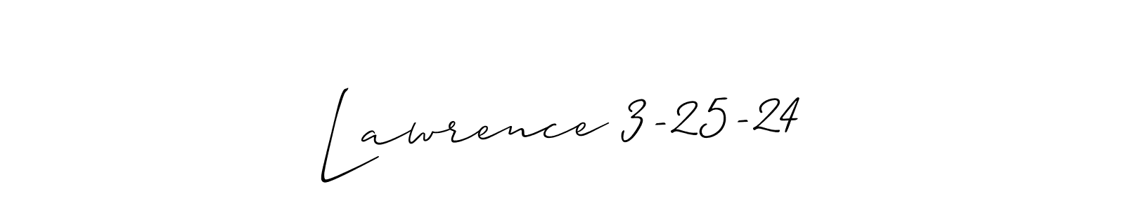 This is the best signature style for the Lawrence 3-25-24 name. Also you like these signature font (Allison_Script). Mix name signature. Lawrence 3-25-24 signature style 2 images and pictures png