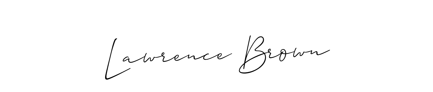 Best and Professional Signature Style for Lawrence Brown. Allison_Script Best Signature Style Collection. Lawrence Brown signature style 2 images and pictures png
