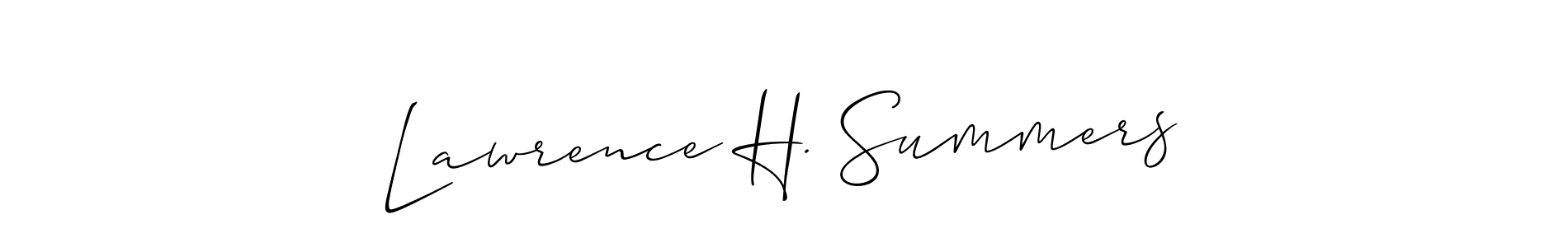 Best and Professional Signature Style for Lawrence H. Summers. Allison_Script Best Signature Style Collection. Lawrence H. Summers signature style 2 images and pictures png