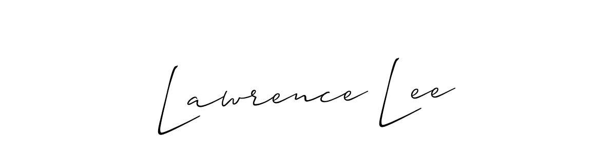 Design your own signature with our free online signature maker. With this signature software, you can create a handwritten (Allison_Script) signature for name Lawrence Lee. Lawrence Lee signature style 2 images and pictures png