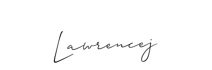Create a beautiful signature design for name Lawrencej. With this signature (Allison_Script) fonts, you can make a handwritten signature for free. Lawrencej signature style 2 images and pictures png