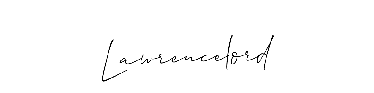 You should practise on your own different ways (Allison_Script) to write your name (Lawrencelord) in signature. don't let someone else do it for you. Lawrencelord signature style 2 images and pictures png