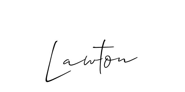 Best and Professional Signature Style for Lawton. Allison_Script Best Signature Style Collection. Lawton signature style 2 images and pictures png