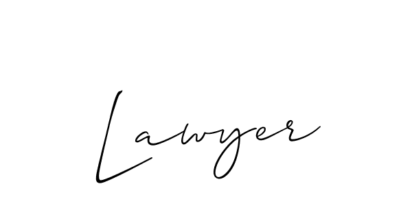 Allison_Script is a professional signature style that is perfect for those who want to add a touch of class to their signature. It is also a great choice for those who want to make their signature more unique. Get Lawyer name to fancy signature for free. Lawyer signature style 2 images and pictures png