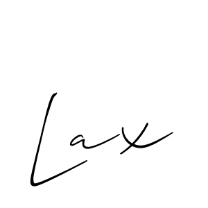 How to make Lax name signature. Use Allison_Script style for creating short signs online. This is the latest handwritten sign. Lax signature style 2 images and pictures png