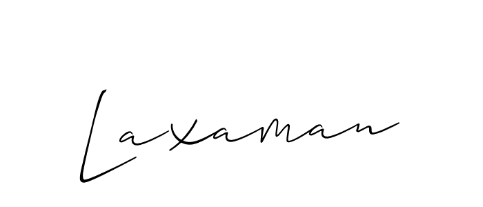 It looks lik you need a new signature style for name Laxaman. Design unique handwritten (Allison_Script) signature with our free signature maker in just a few clicks. Laxaman signature style 2 images and pictures png