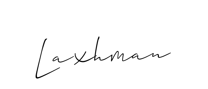 You should practise on your own different ways (Allison_Script) to write your name (Laxhman) in signature. don't let someone else do it for you. Laxhman signature style 2 images and pictures png