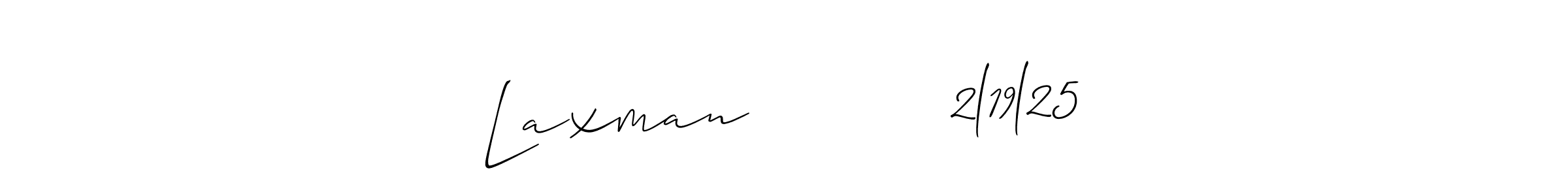 How to Draw Laxman           2l19l25 signature style? Allison_Script is a latest design signature styles for name Laxman           2l19l25. Laxman           2l19l25 signature style 2 images and pictures png