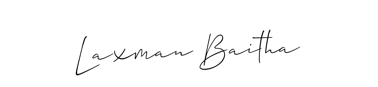 Here are the top 10 professional signature styles for the name Laxman Baitha. These are the best autograph styles you can use for your name. Laxman Baitha signature style 2 images and pictures png