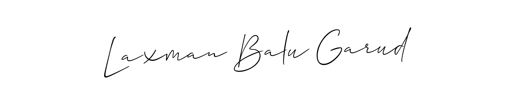 Make a beautiful signature design for name Laxman Balu Garud. Use this online signature maker to create a handwritten signature for free. Laxman Balu Garud signature style 2 images and pictures png