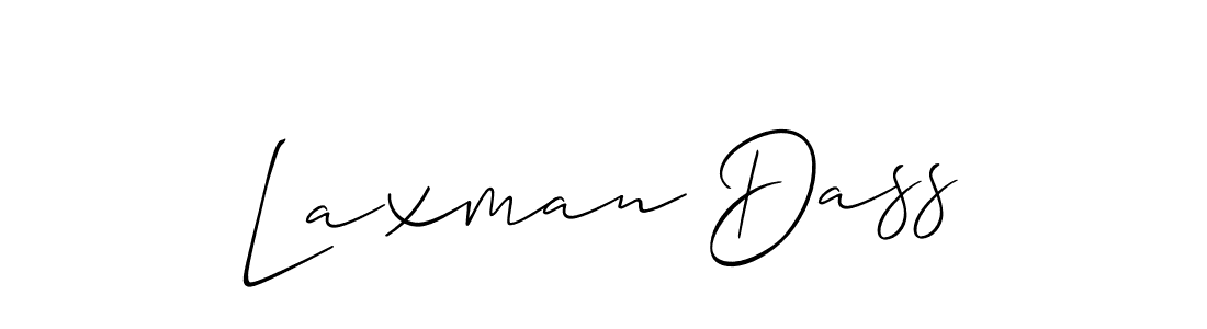 Also we have Laxman Dass name is the best signature style. Create professional handwritten signature collection using Allison_Script autograph style. Laxman Dass signature style 2 images and pictures png