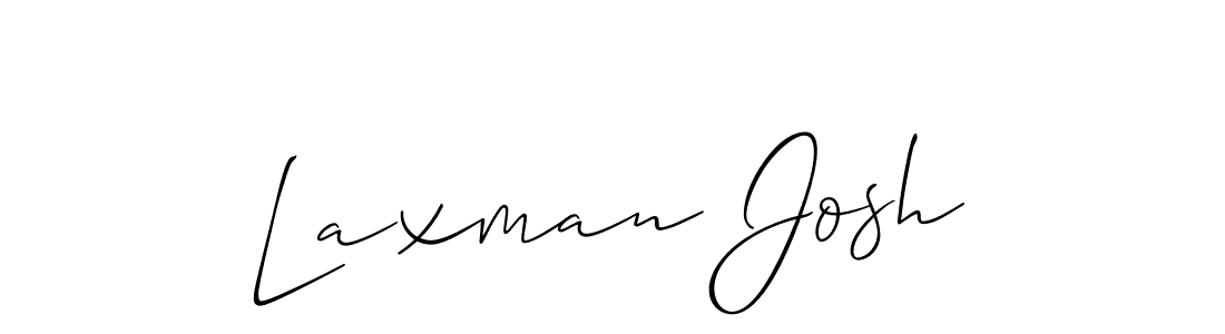 This is the best signature style for the Laxman Josh name. Also you like these signature font (Allison_Script). Mix name signature. Laxman Josh signature style 2 images and pictures png