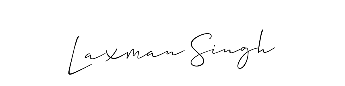 Laxman Singh stylish signature style. Best Handwritten Sign (Allison_Script) for my name. Handwritten Signature Collection Ideas for my name Laxman Singh. Laxman Singh signature style 2 images and pictures png