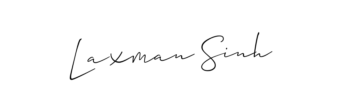 You should practise on your own different ways (Allison_Script) to write your name (Laxman Sinh) in signature. don't let someone else do it for you. Laxman Sinh signature style 2 images and pictures png