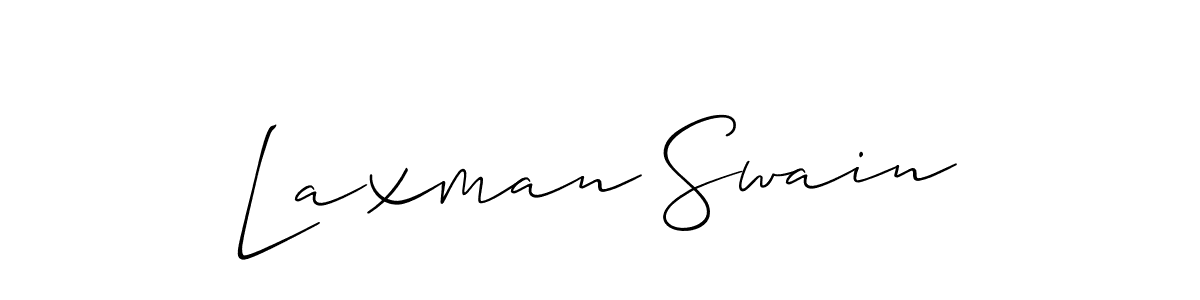 Also we have Laxman Swain name is the best signature style. Create professional handwritten signature collection using Allison_Script autograph style. Laxman Swain signature style 2 images and pictures png