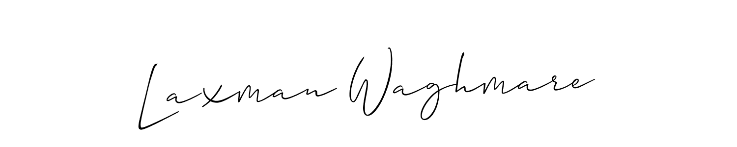 How to make Laxman Waghmare signature? Allison_Script is a professional autograph style. Create handwritten signature for Laxman Waghmare name. Laxman Waghmare signature style 2 images and pictures png