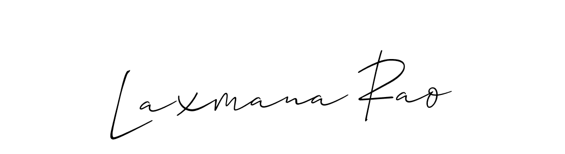 Also we have Laxmana Rao name is the best signature style. Create professional handwritten signature collection using Allison_Script autograph style. Laxmana Rao signature style 2 images and pictures png