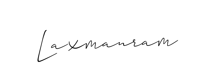 Laxmanram stylish signature style. Best Handwritten Sign (Allison_Script) for my name. Handwritten Signature Collection Ideas for my name Laxmanram. Laxmanram signature style 2 images and pictures png