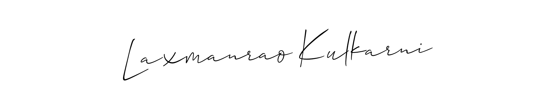 Make a beautiful signature design for name Laxmanrao Kulkarni. Use this online signature maker to create a handwritten signature for free. Laxmanrao Kulkarni signature style 2 images and pictures png