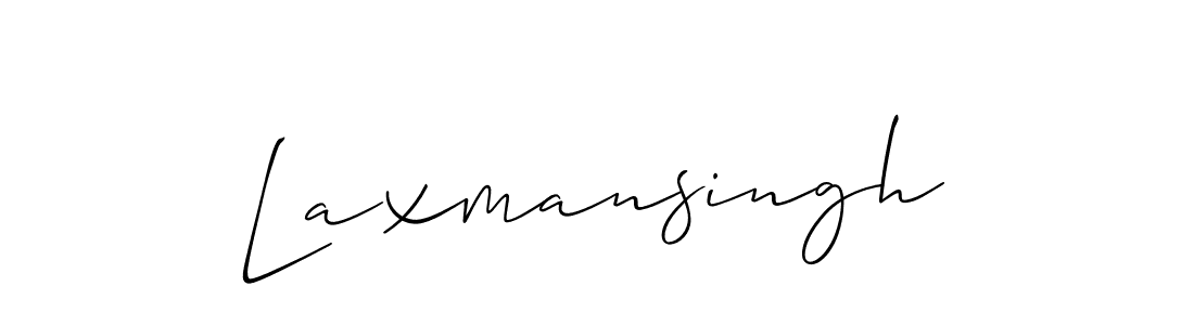 Also we have Laxmansingh name is the best signature style. Create professional handwritten signature collection using Allison_Script autograph style. Laxmansingh signature style 2 images and pictures png