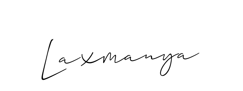 How to Draw Laxmanya signature style? Allison_Script is a latest design signature styles for name Laxmanya. Laxmanya signature style 2 images and pictures png