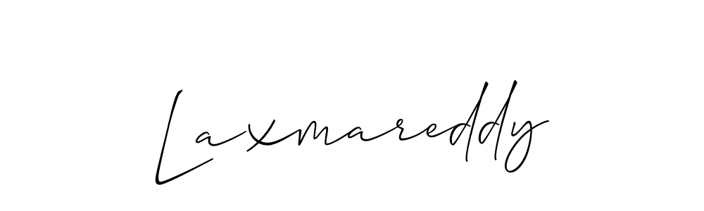 Design your own signature with our free online signature maker. With this signature software, you can create a handwritten (Allison_Script) signature for name Laxmareddy. Laxmareddy signature style 2 images and pictures png