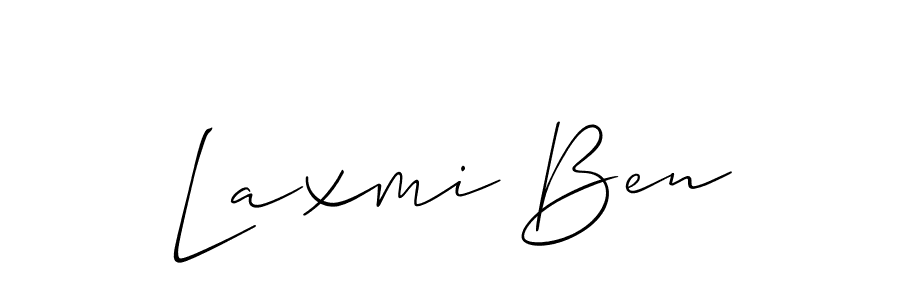 Once you've used our free online signature maker to create your best signature Allison_Script style, it's time to enjoy all of the benefits that Laxmi Ben name signing documents. Laxmi Ben signature style 2 images and pictures png