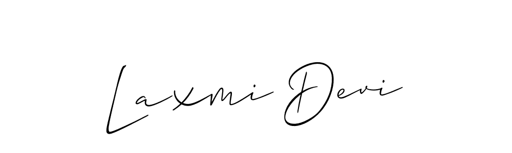 How to make Laxmi Devi signature? Allison_Script is a professional autograph style. Create handwritten signature for Laxmi Devi name. Laxmi Devi signature style 2 images and pictures png